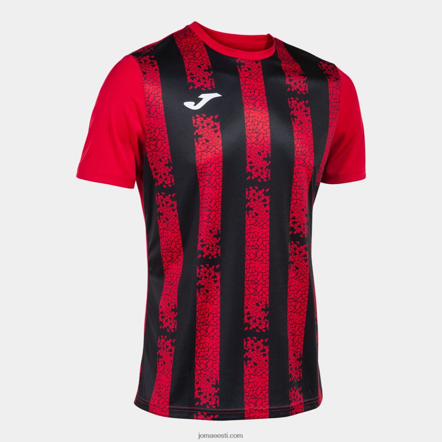 mehed särk lühikeste varrukatega inter iii DJNBH1096 punane must Joma