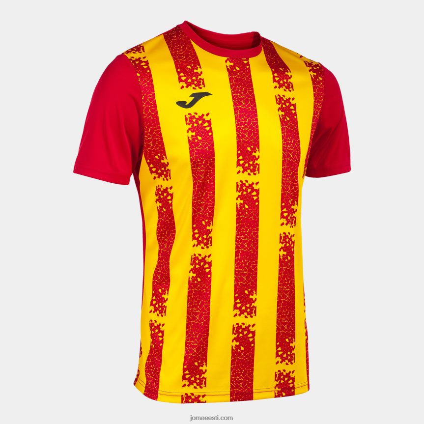 mehed särk lühikeste varrukatega inter iii DJNBH1129 punane kollane Joma