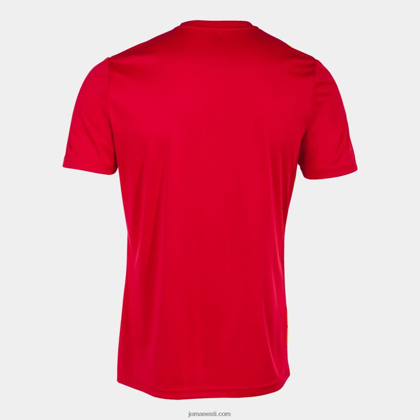 mehed särk lühikeste varrukatega inter iii DJNBH1129 punane kollane Joma