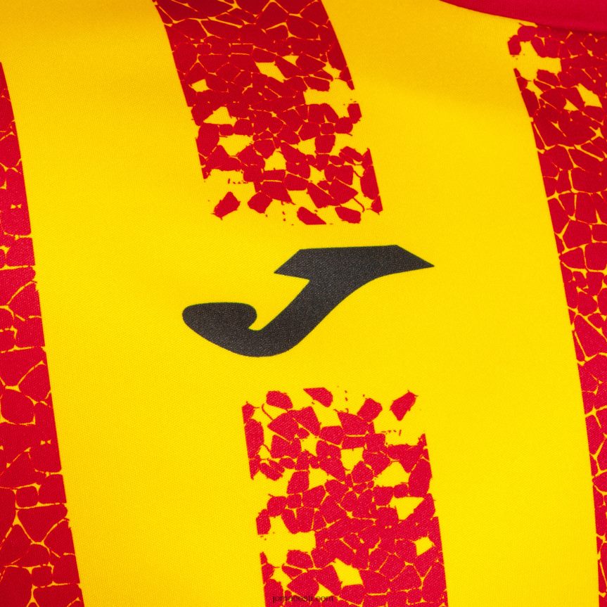 mehed särk lühikeste varrukatega inter iii DJNBH1129 punane kollane Joma
