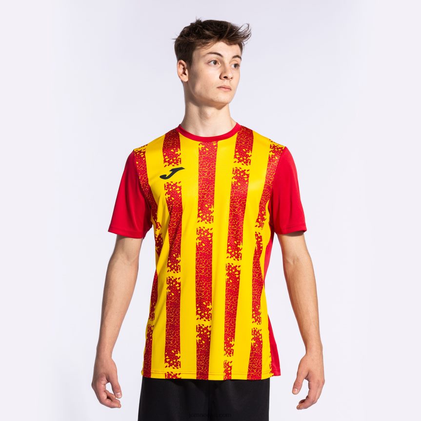 mehed särk lühikeste varrukatega inter iii DJNBH1129 punane kollane Joma
