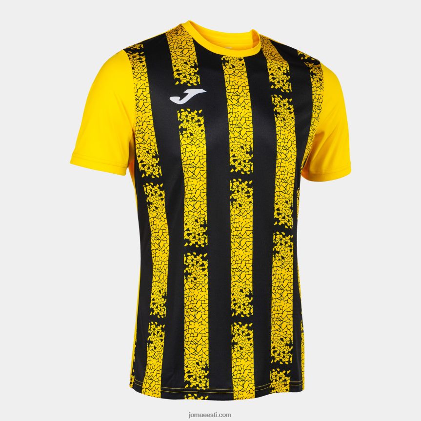 mehed särk lühikeste varrukatega inter iii DJNBH409 kollane must Joma
