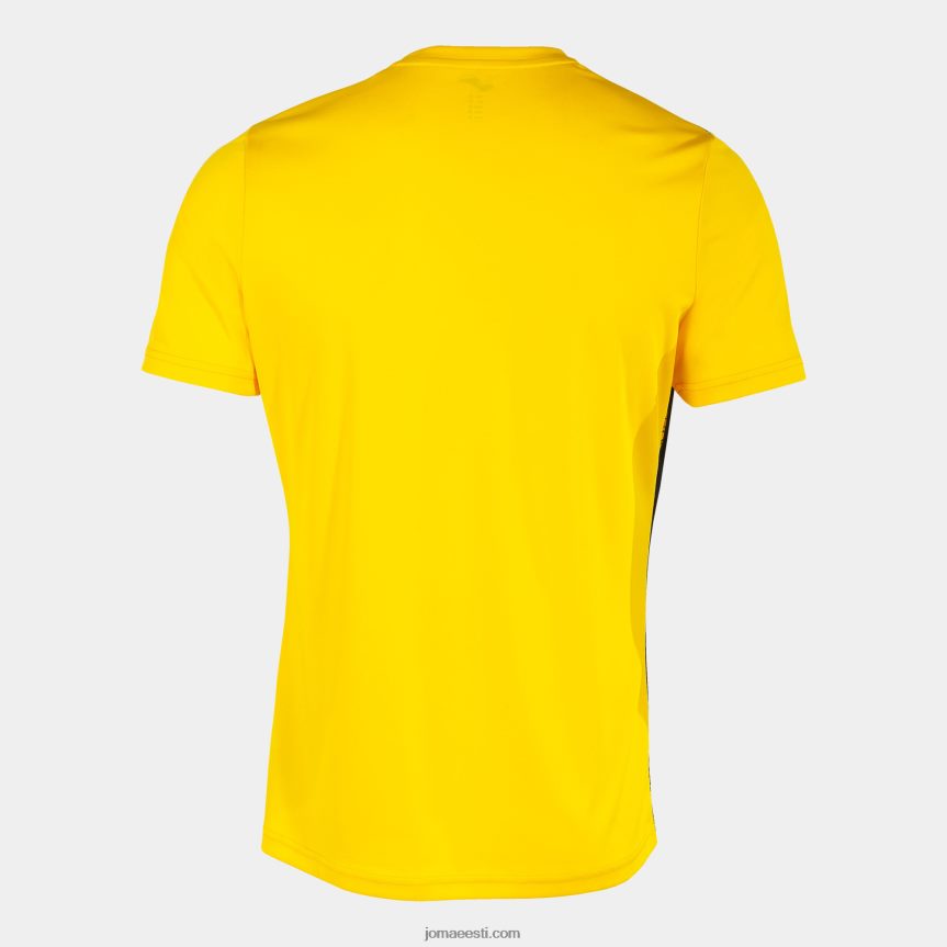 mehed särk lühikeste varrukatega inter iii DJNBH409 kollane must Joma