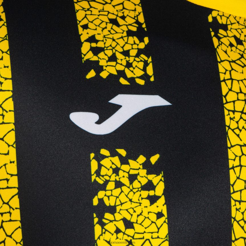 mehed särk lühikeste varrukatega inter iii DJNBH409 kollane must Joma