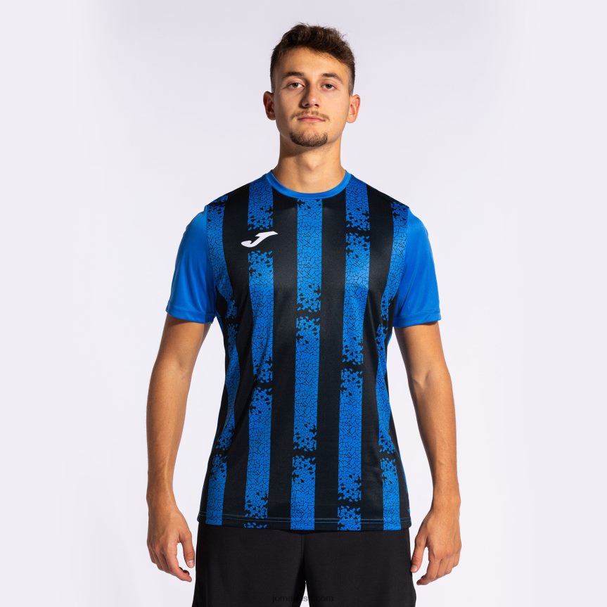 mehed särk lühikeste varrukatega inter iii DJNBH4460 kuninglik sinine must Joma