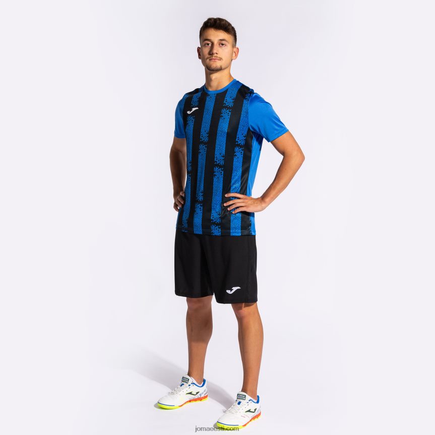 mehed särk lühikeste varrukatega inter iii DJNBH4460 kuninglik sinine must Joma