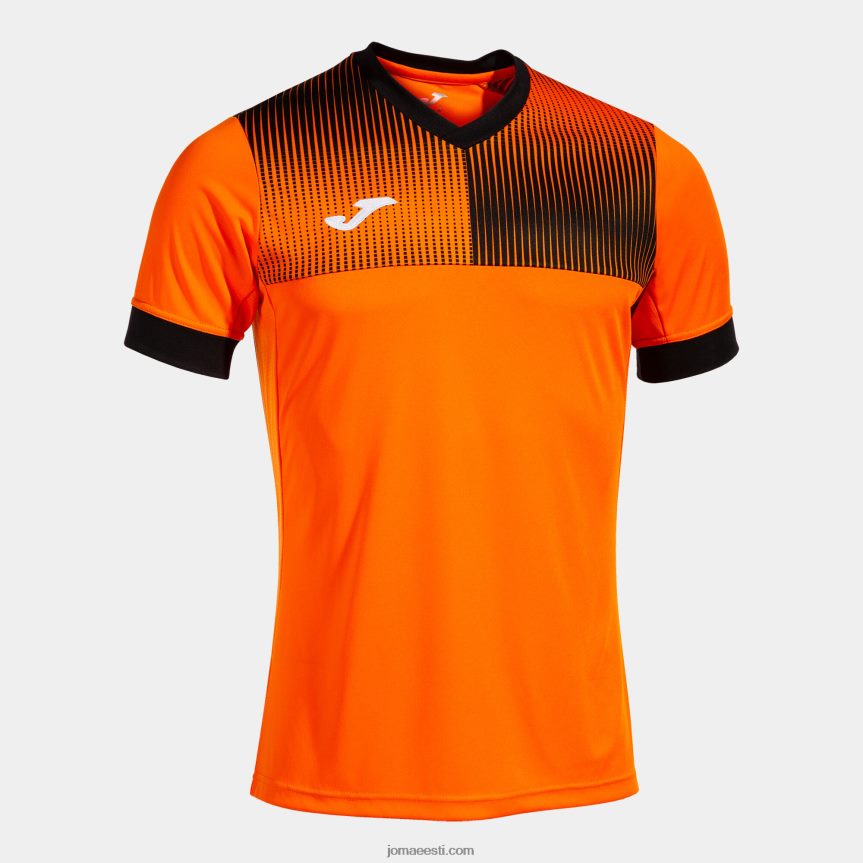 mehed särk lühikeste varrukatega öko supernova DJNBH181 oranž must Joma