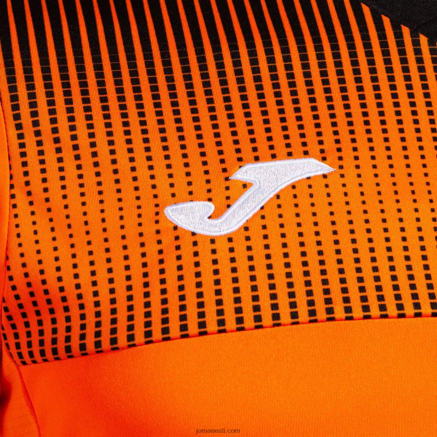 mehed särk lühikeste varrukatega öko supernova DJNBH181 oranž must Joma