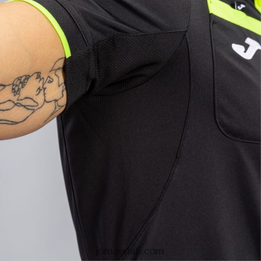 mehed särk lühikeste varrukatega kohtunik DJNBH1282 must Joma