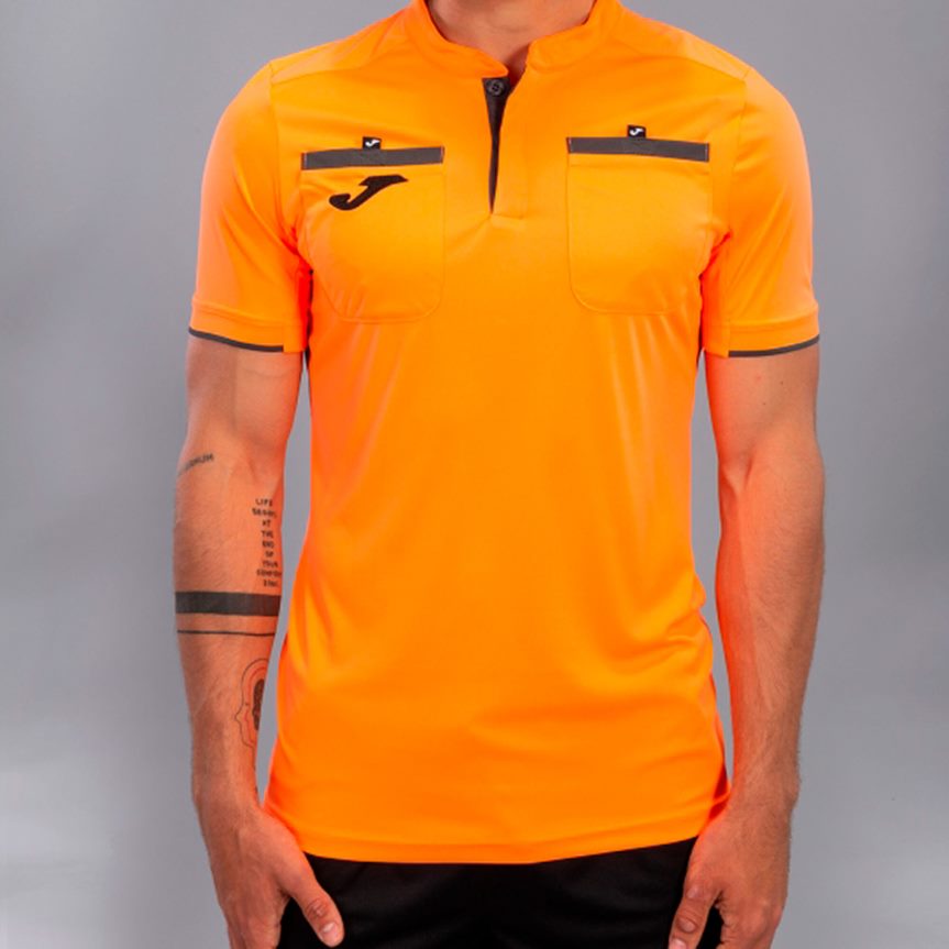 mehed särk lühikeste varrukatega kohtunik DJNBH135 oranž Joma