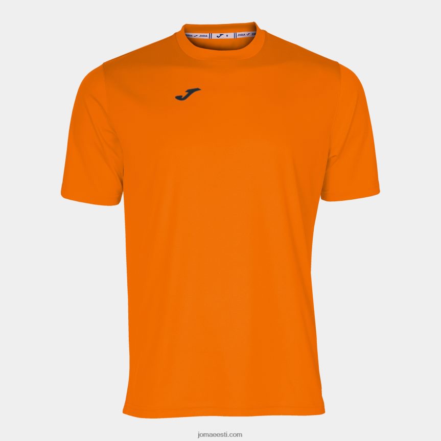 mehed särk lühikeste varrukatega kombineeritud DJNBH279 oranž Joma