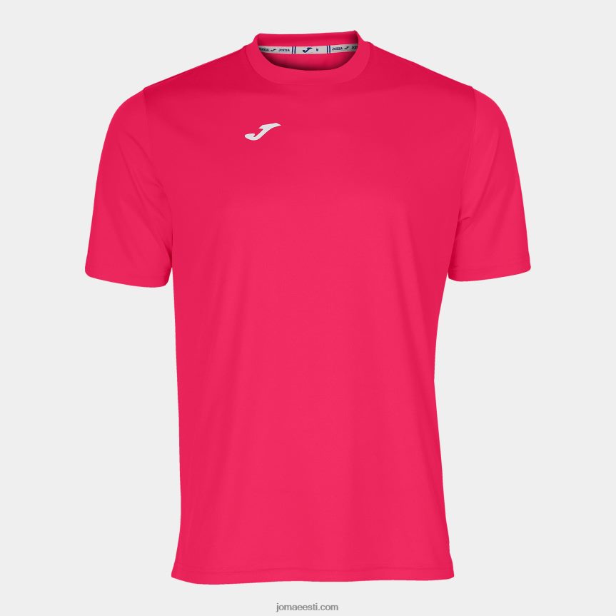 mehed särk lühikeste varrukatega kombineeritud DJNBH665 fuksia Joma