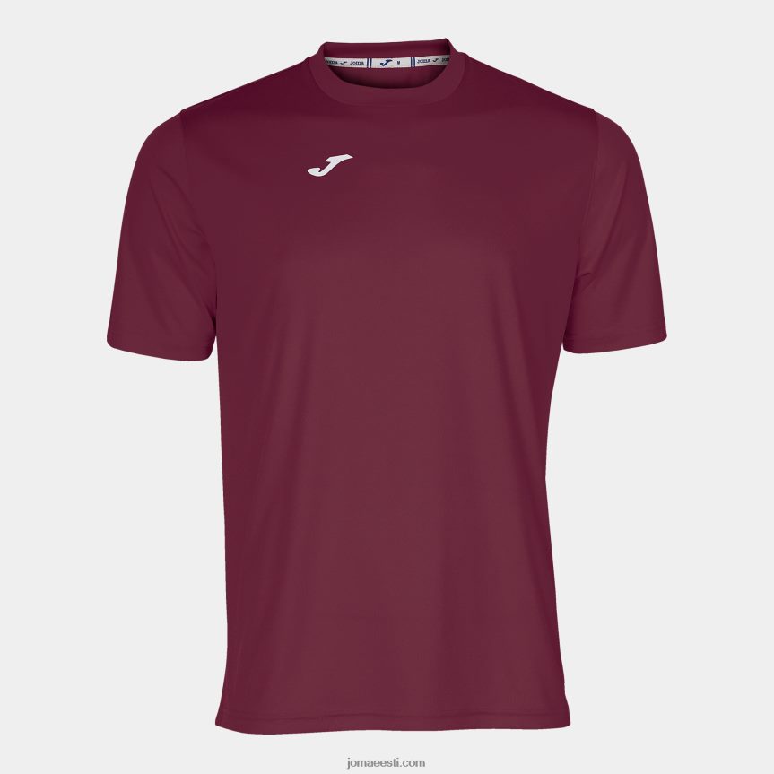 mehed särk lühikeste varrukatega kombineeritud DJNBH688 Burgundia Joma