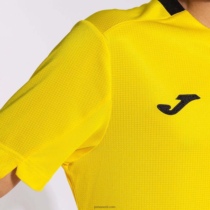 mehed särk lühikeste varrukatega kuldne iv DJNBH4710 kollane must Joma