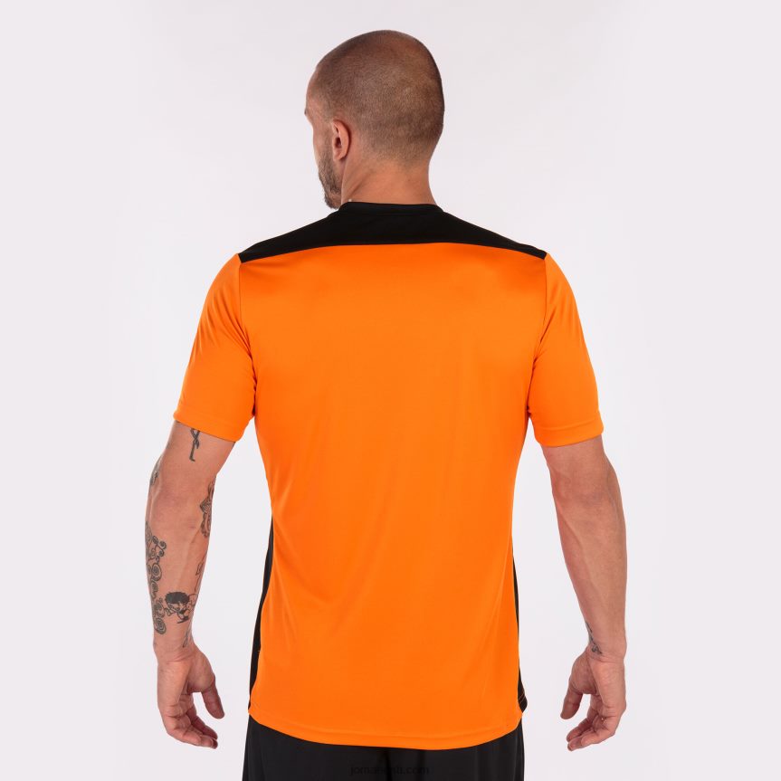 mehed särk lühikeste varrukatega meistrivõistlused vi DJNBH1475 oranž must Joma