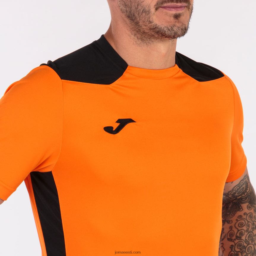 mehed särk lühikeste varrukatega meistrivõistlused vi DJNBH1475 oranž must Joma