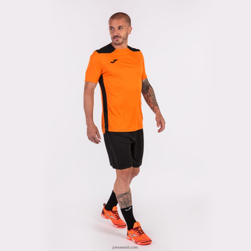 mehed särk lühikeste varrukatega meistrivõistlused vi DJNBH1475 oranž must Joma