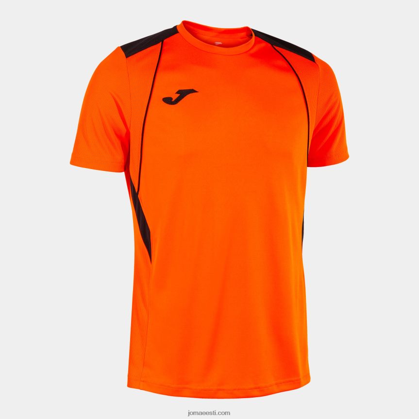 mehed särk lühikeste varrukatega meistrivõistlused vii DJNBH413 oranž must Joma