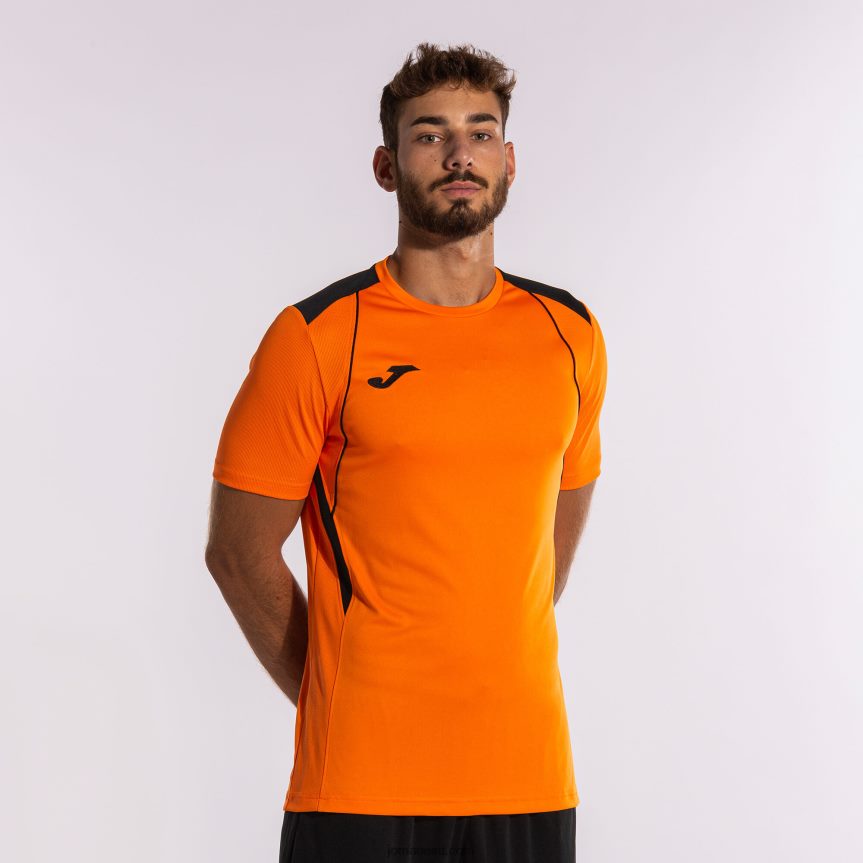 mehed särk lühikeste varrukatega meistrivõistlused vii DJNBH413 oranž must Joma