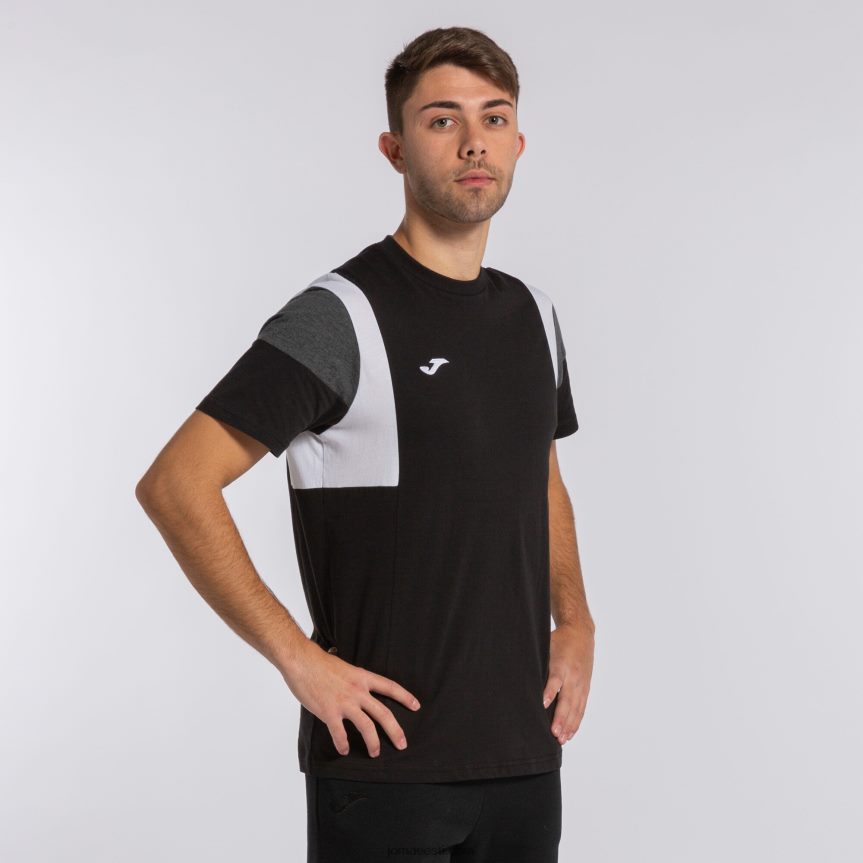 mehed särk lühikeste varrukatega mugavus iii DJNBH4113 must Joma