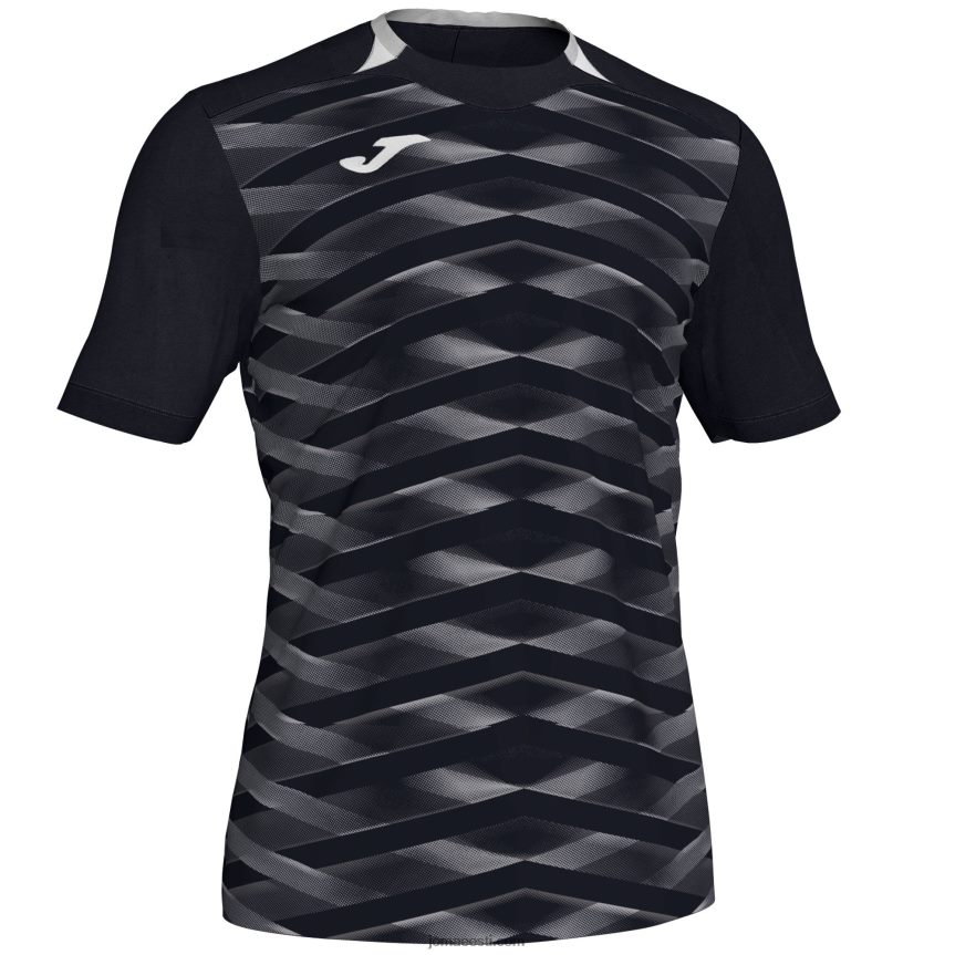 mehed särk lühikeste varrukatega myskin ii DJNBH2942 must Joma