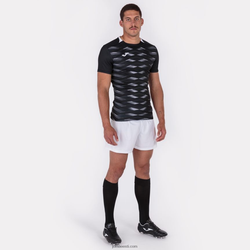 mehed särk lühikeste varrukatega myskin ii DJNBH2942 must Joma