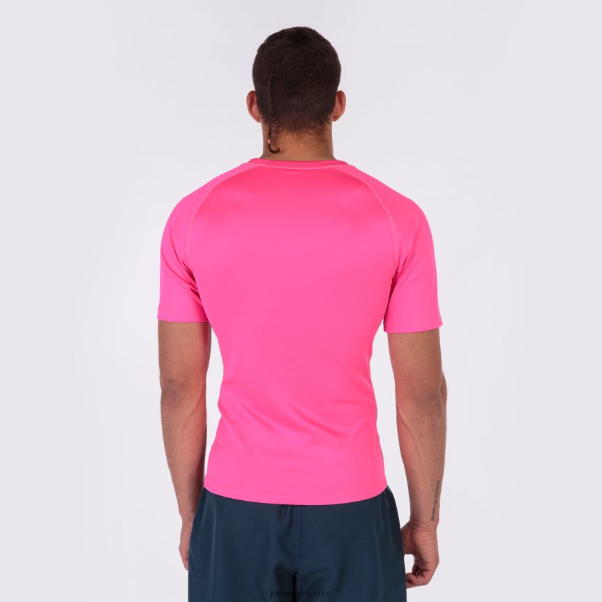 mehed särk lühikeste varrukatega myskin iii DJNBH3553 fluorestseeruv roosa tumesinine Joma
