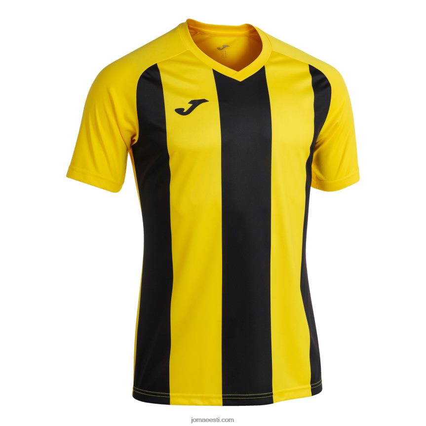 mehed särk lühikeste varrukatega pisa ii DJNBH3574 kollane must Joma