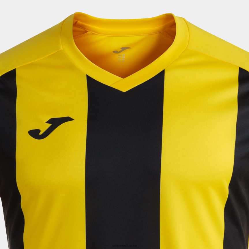 mehed särk lühikeste varrukatega pisa ii DJNBH3574 kollane must Joma