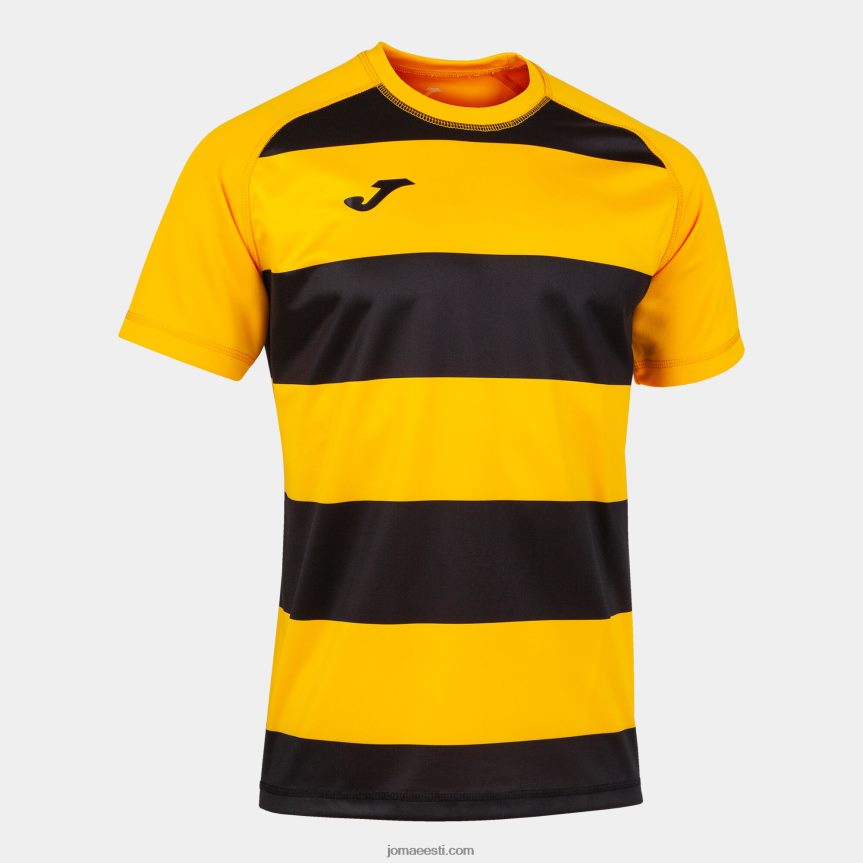 mehed särk lühikeste varrukatega prorugby ii DJNBH3057 merevaigukollane must Joma