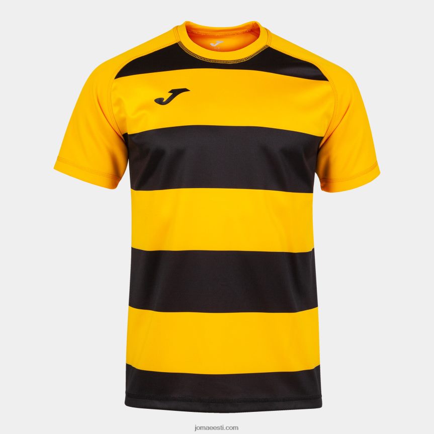 mehed särk lühikeste varrukatega prorugby ii DJNBH3057 merevaigukollane must Joma