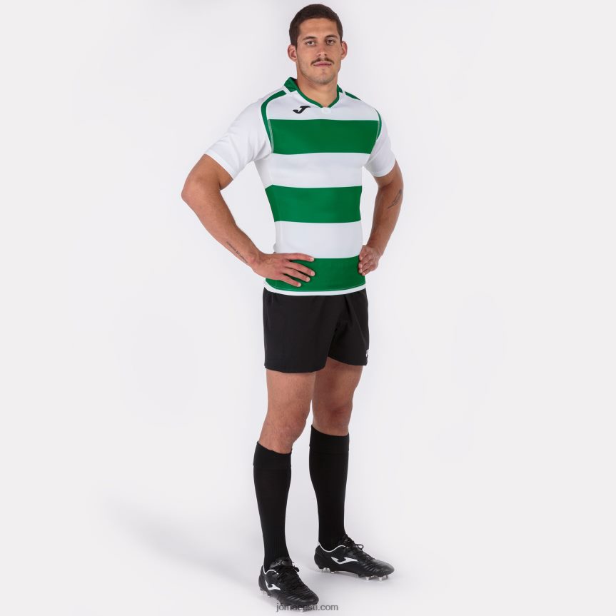 mehed särk lühikeste varrukatega prorugby ii DJNBH764 roheline valge Joma