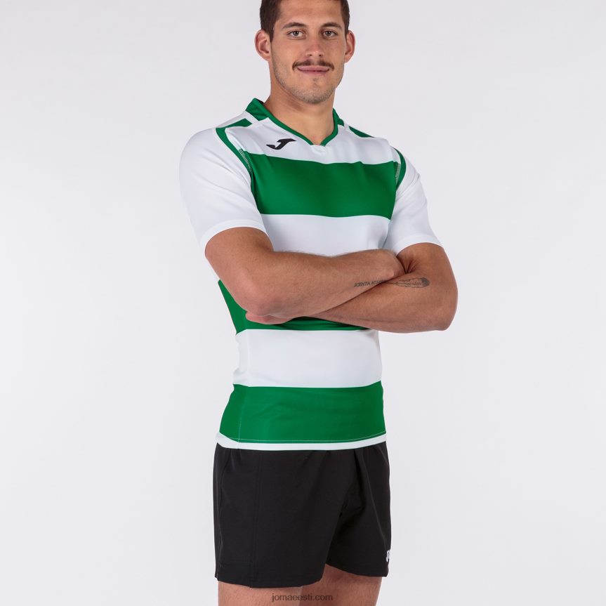 mehed särk lühikeste varrukatega prorugby ii DJNBH764 roheline valge Joma