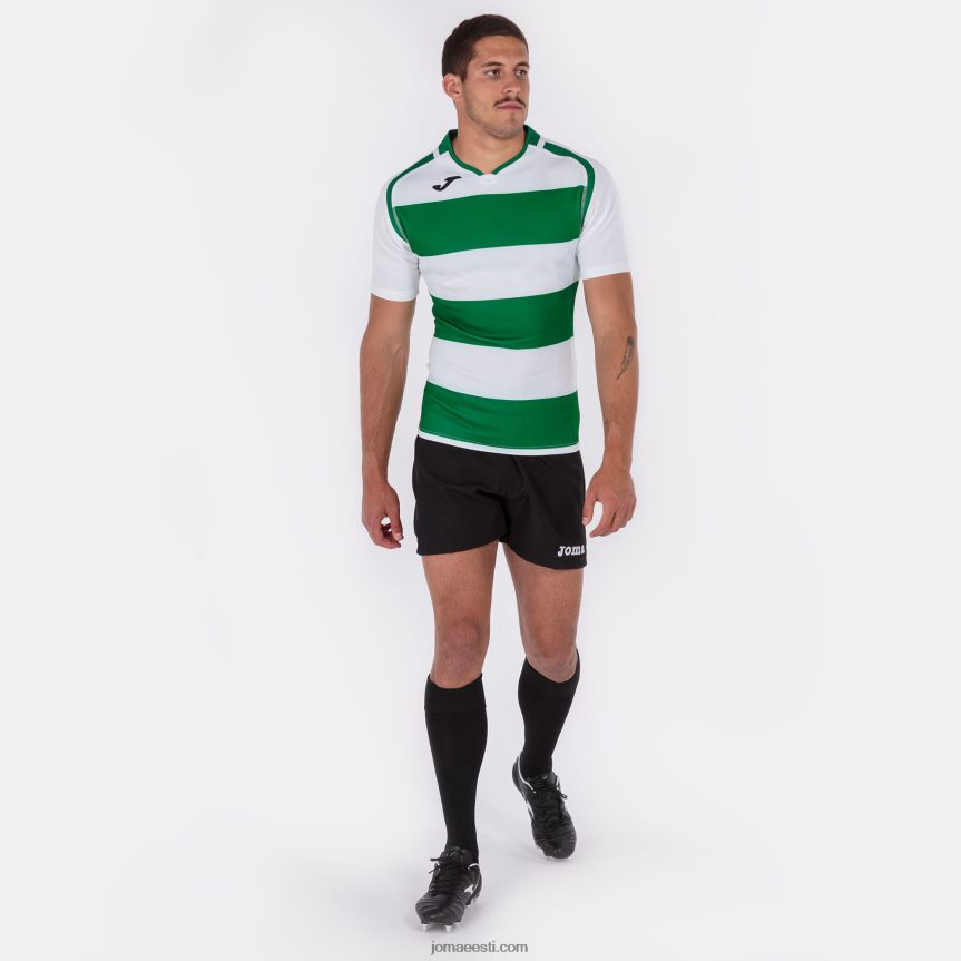 mehed särk lühikeste varrukatega prorugby ii DJNBH764 roheline valge Joma
