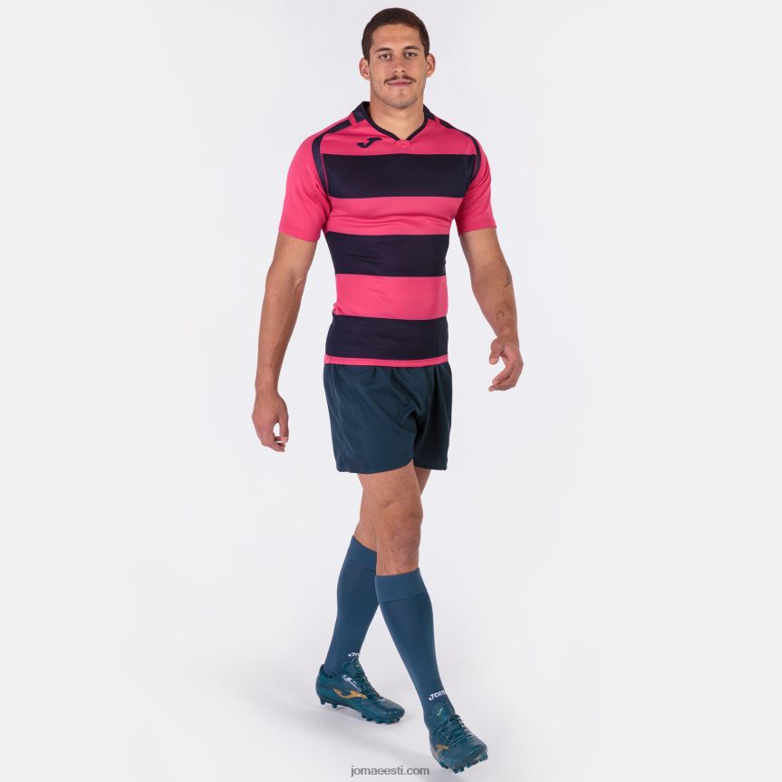 mehed särk lühikeste varrukatega prorugby ii DJNBH830 lilla roosa Joma