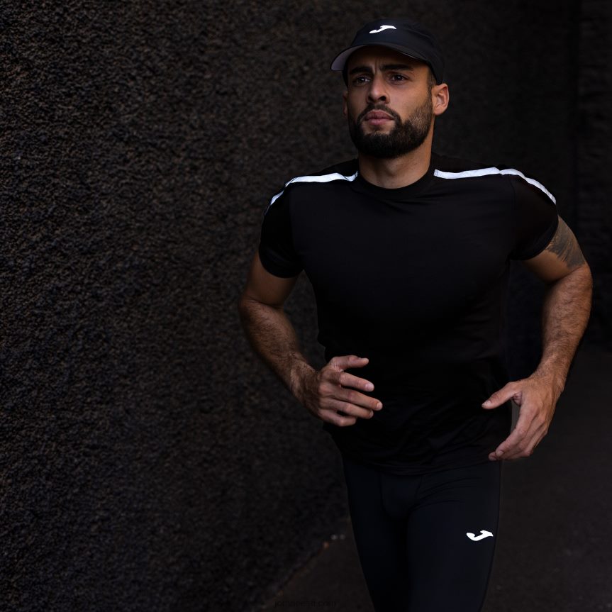 mehed särk lühikeste varrukatega r-öö DJNBH4673 must Joma