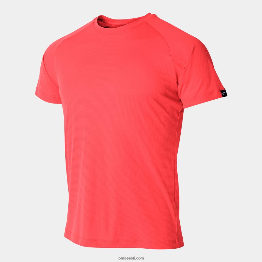 mehed särk lühikeste varrukatega r-kombi DJNBH3273 fluorestseeruv korall Joma