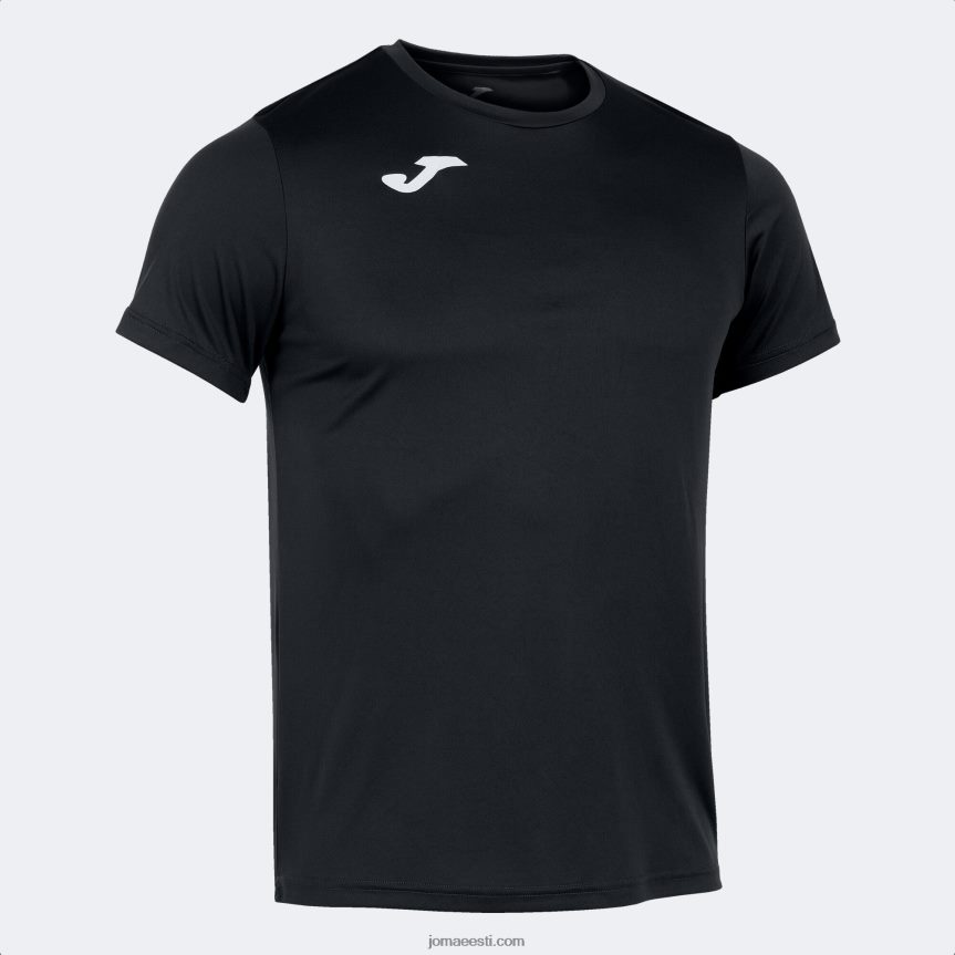 mehed särk lühikeste varrukatega rekord ii DJNBH14 must Joma