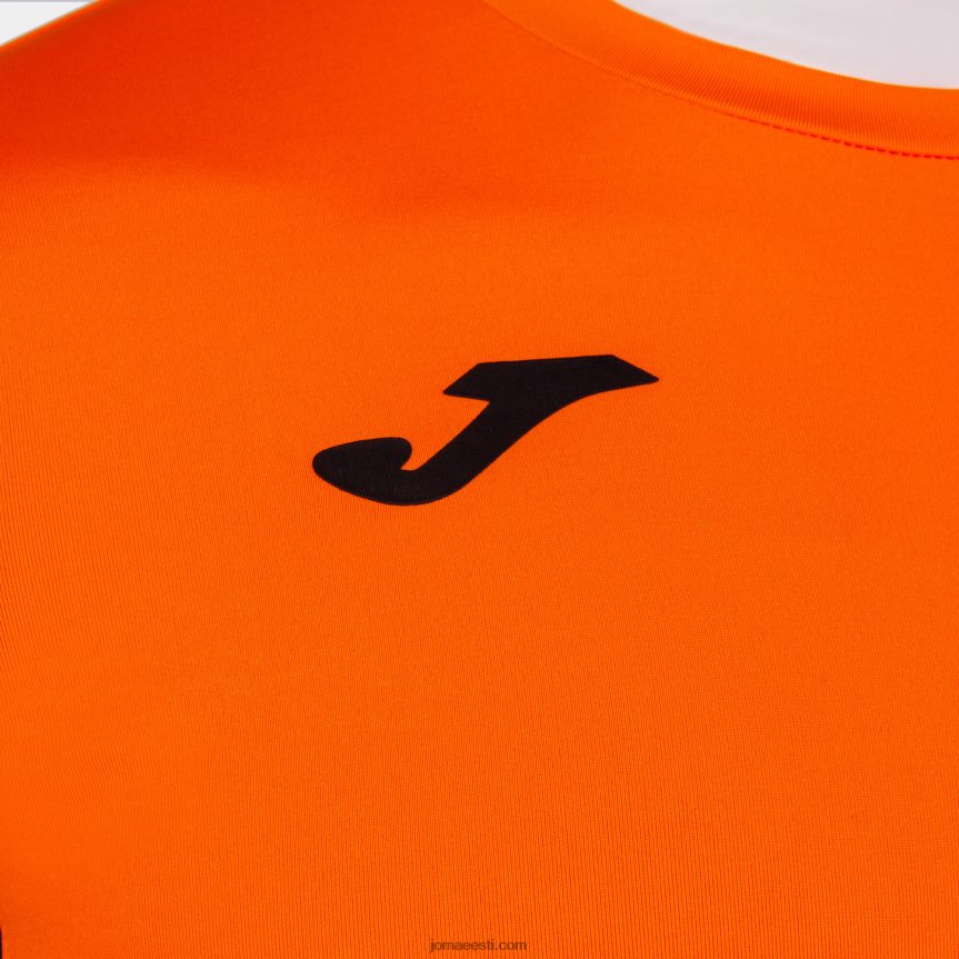 mehed särk lühikeste varrukatega superliga DJNBH1525 oranž must Joma