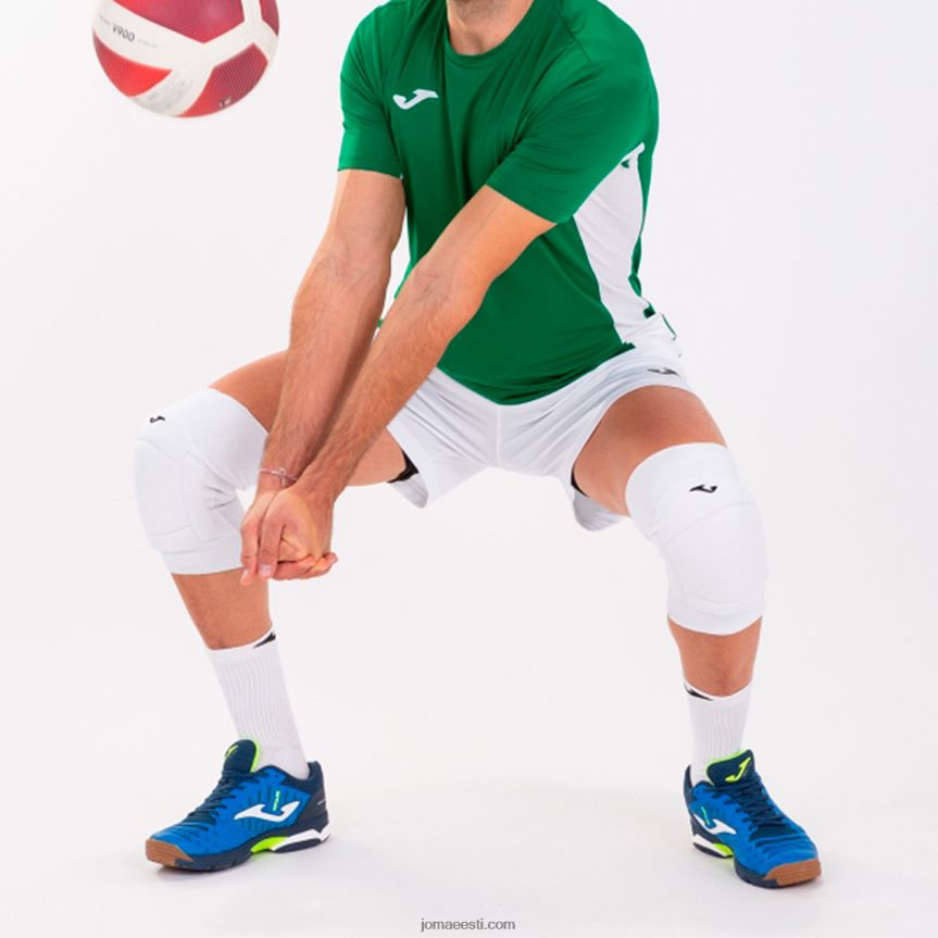 mehed särk lühikeste varrukatega superliga DJNBH3132 roheline valge Joma