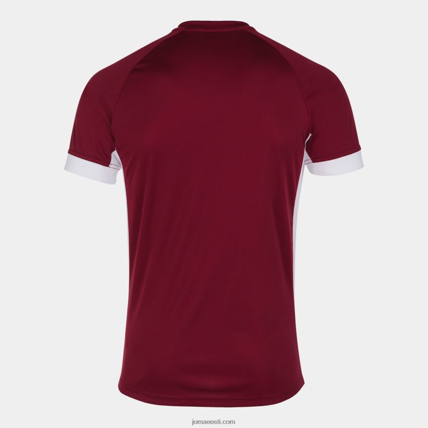 mehed särk lühikeste varrukatega supernova ii DJNBH1215 Burgundia valge Joma