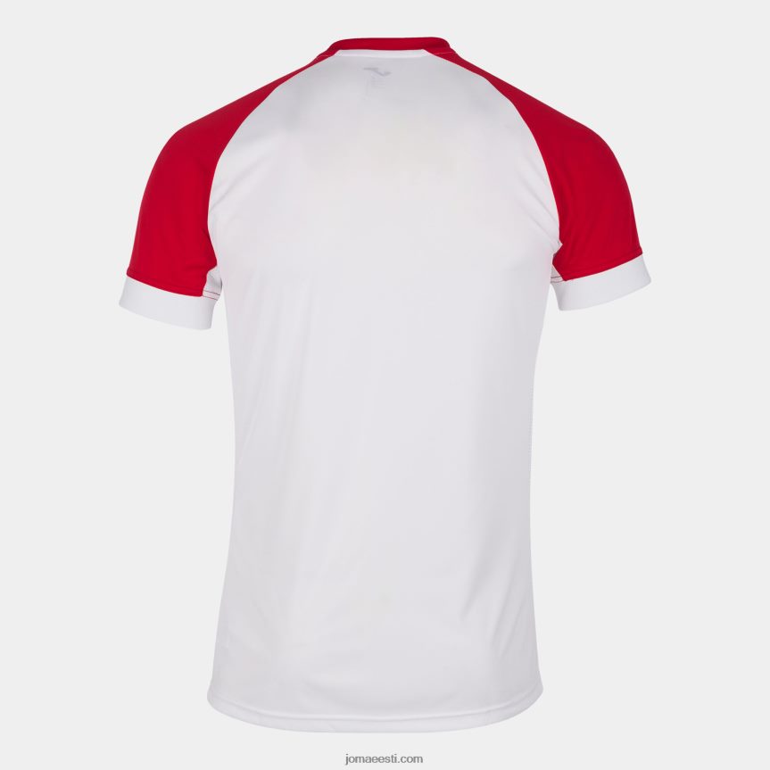 mehed särk lühikeste varrukatega supernova ii DJNBH4404 valge punane Joma