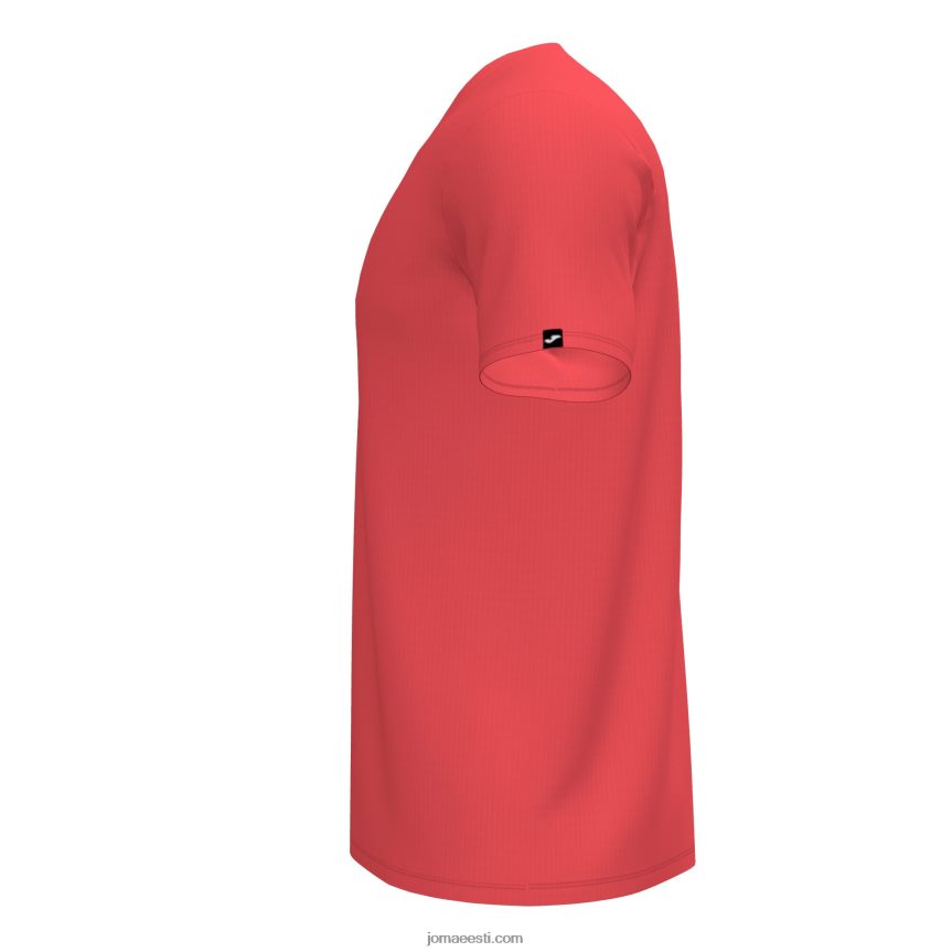 mehed särk lühikeste varrukatega sydney DJNBH4671 fluorestseeruv korall Joma