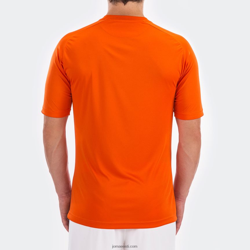 mehed särk lühikeste varrukatega tiiger DJNBH776 oranž Joma
