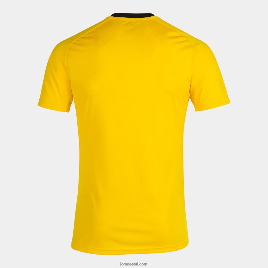 mehed särk lühikeste varrukatega tiiger iii DJNBH1355 kollane must Joma