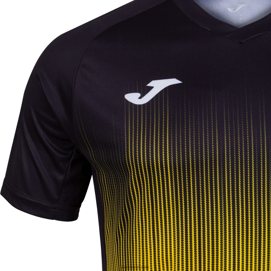 mehed särk lühikeste varrukatega tiiger iv DJNBH3237 kollane must Joma