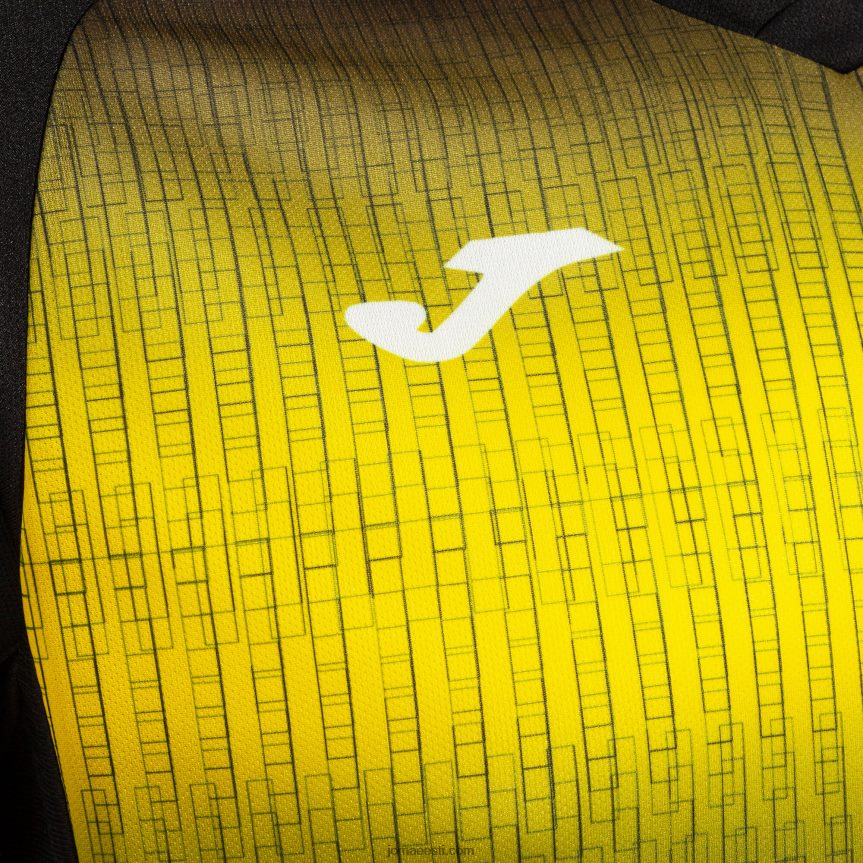 mehed särk lühikeste varrukatega tiiger v DJNBH1161 must kollane Joma
