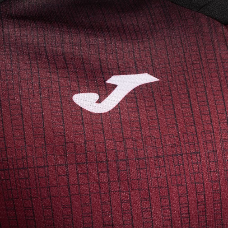 mehed särk lühikeste varrukatega tiiger v DJNBH92 must Burgundia Joma
