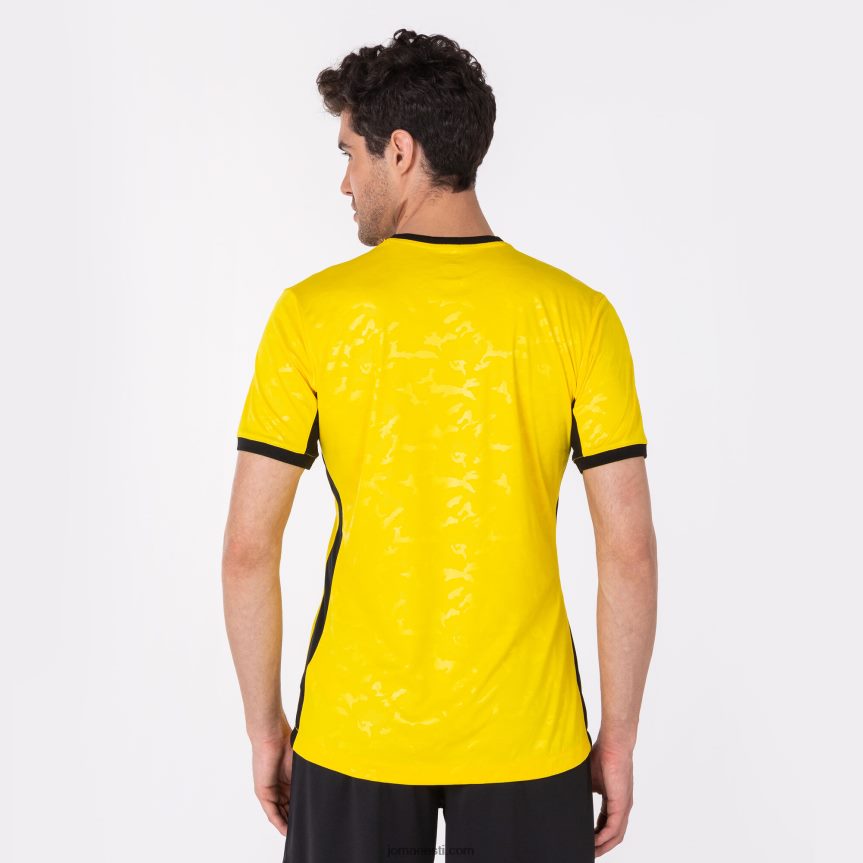 mehed särk lühikeste varrukatega toletum ii DJNBH4147 kollane must Joma