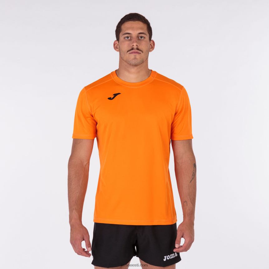 mehed särk lühikeste varrukatega tugev DJNBH701 oranž Joma